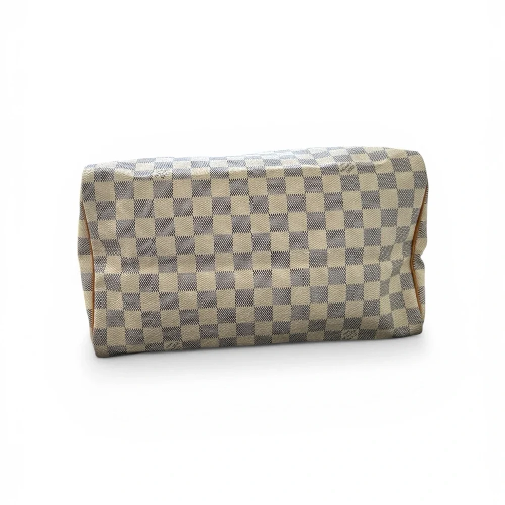 AUTHENTIC Louis Vuitton: Speedy 30 Damier Azur - Picture 3 of 16